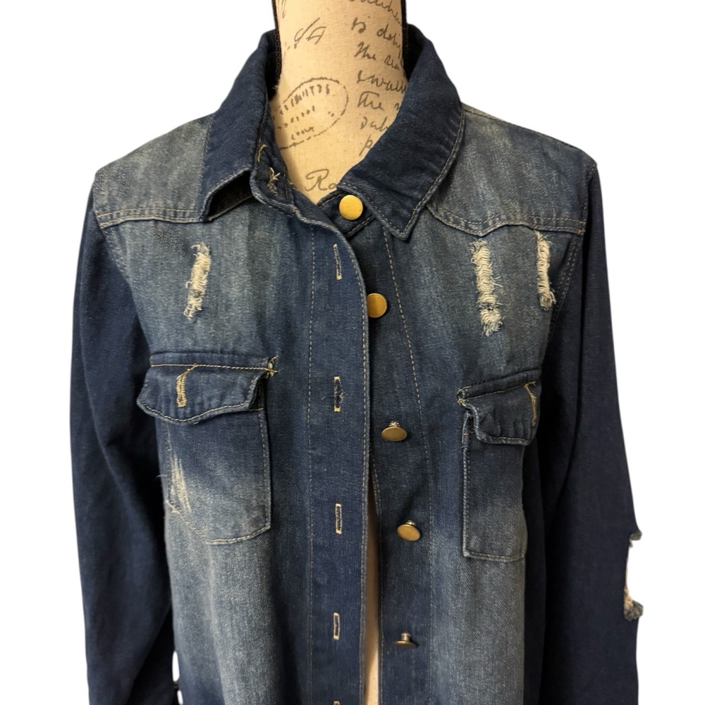 SHEIN JEAN JACKET - Picture 3 of 6